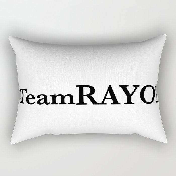 #TeamRAYON Rug Rectangular Pillow