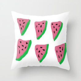 Watermelon Passion Throw Pillow