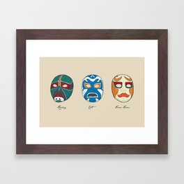 Three Ninjas Framed Art Print