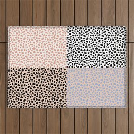 dalmatian colors Outdoor Rug