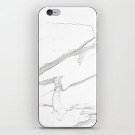 White Marble iPhone Skin