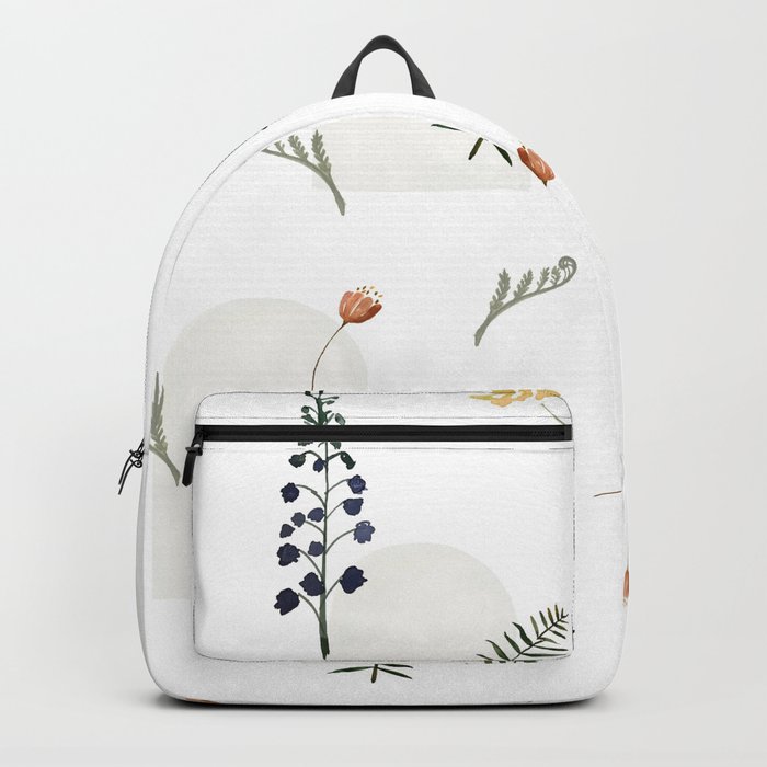 Cracks in the Pavement Fern and Flower Terrarium Backpack