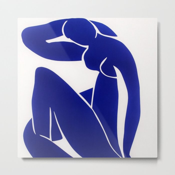 Henri Matisse - Blue Nude No. 4 portrait painting Metal Print