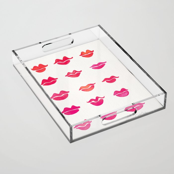 Kiss Collection – Pink Palette Acrylic Tray
