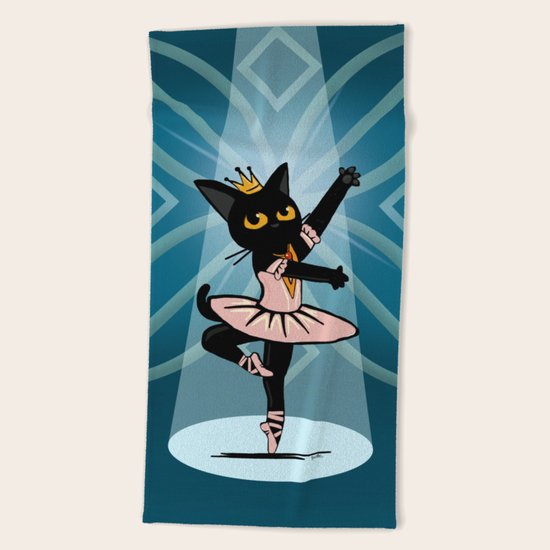 Ballerina Beach Towel