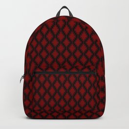 Gaucho Pampa's Pattern Black&Red Backpack