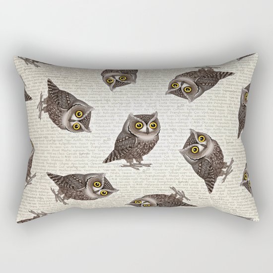 Otus pocus Rectangular Pillow