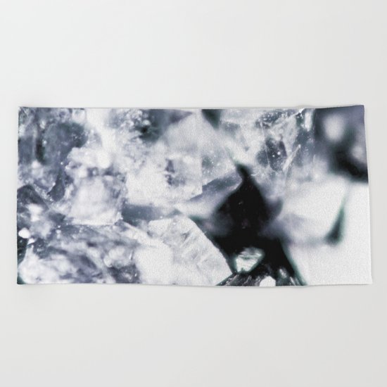 Geode Crystals Beach Towel