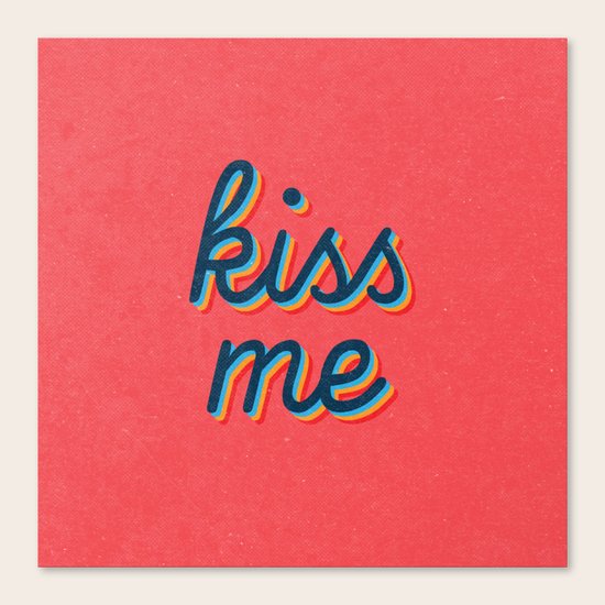 Kiss Me Canvas Print