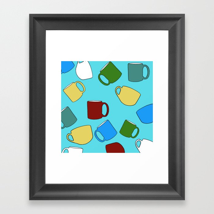 Coffee Mugs! Framed Art Print