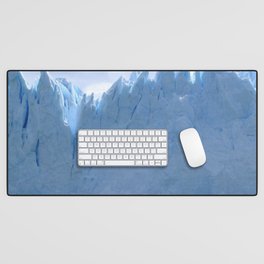 Argentina Photography - The National Park Perito Moreno Glacier Desk Mat