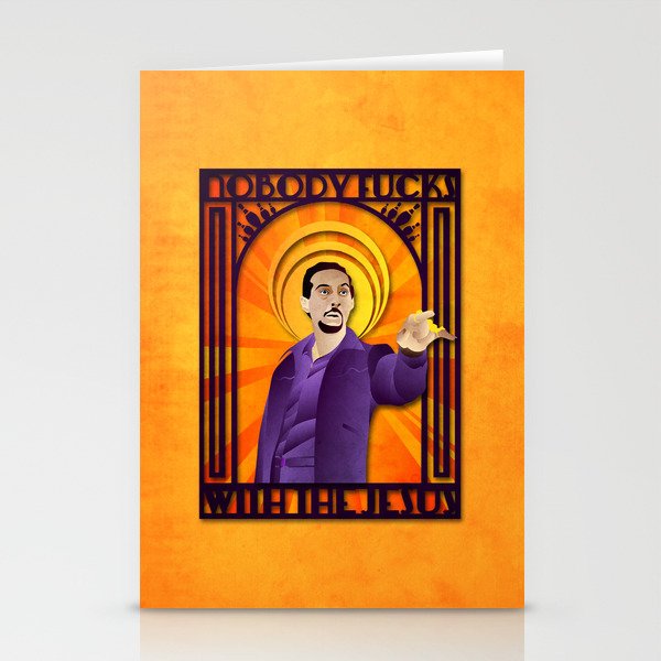 Nobody Fucks with the Jesus Stationery Cards