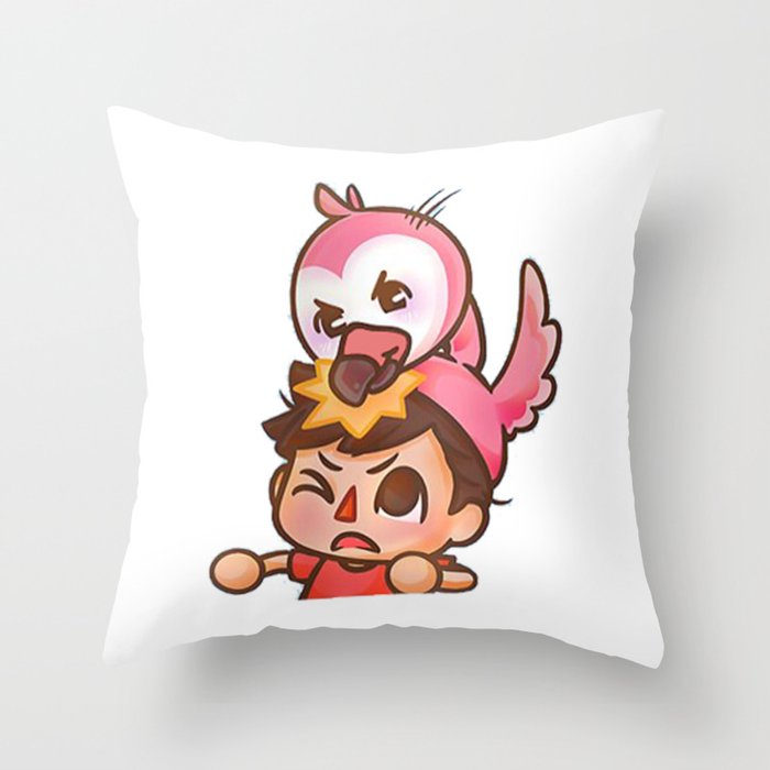 AlbertsStuff Flamingo Throw Pillow