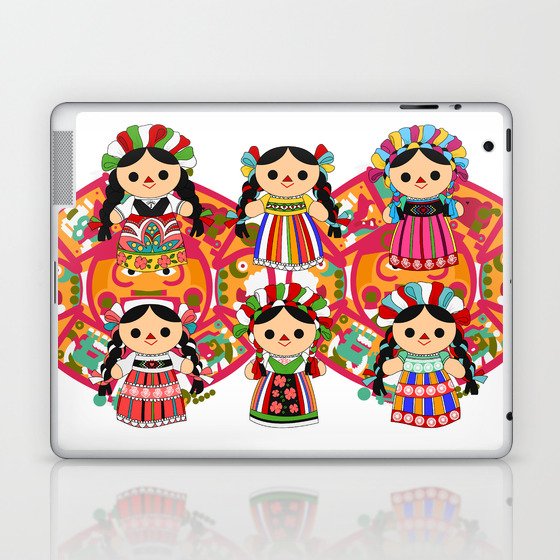 Mexican Dolls Laptop & iPad Skin