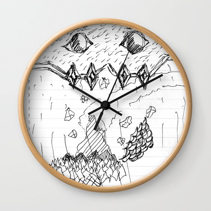Adventure Island Monster Wall Clock