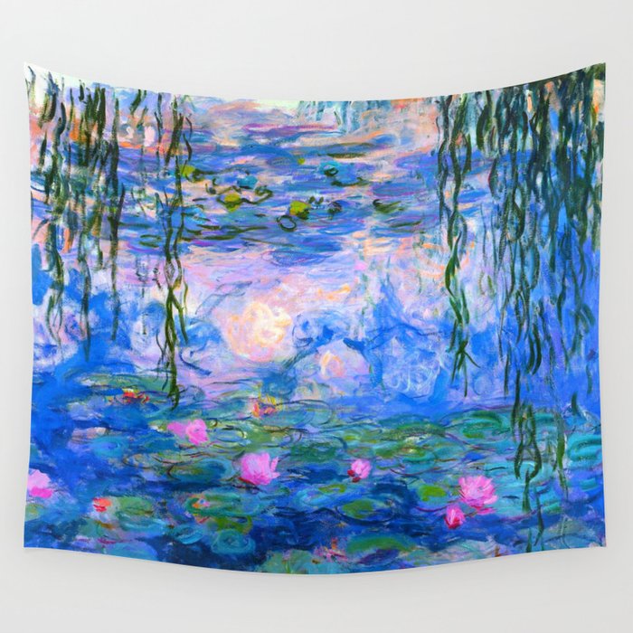 Water Lilies Claude Monet Restored Wall Tapestry
