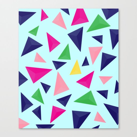 Colorful geometric pattern VIV Canvas Print