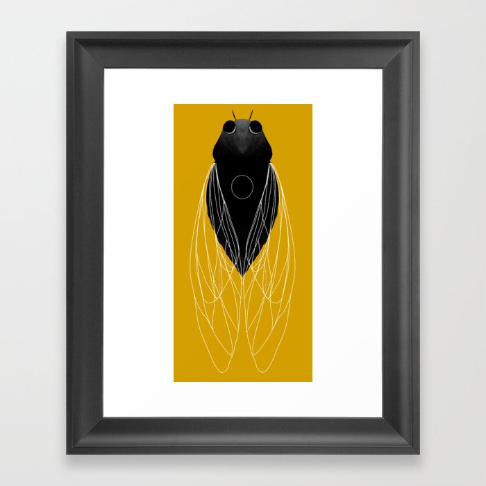 Cicada Framed Art Print