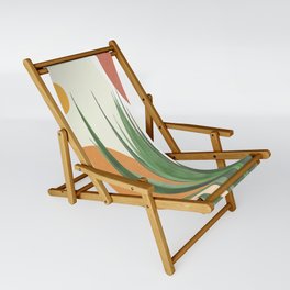 Abstract Agave Plant Sling Chair