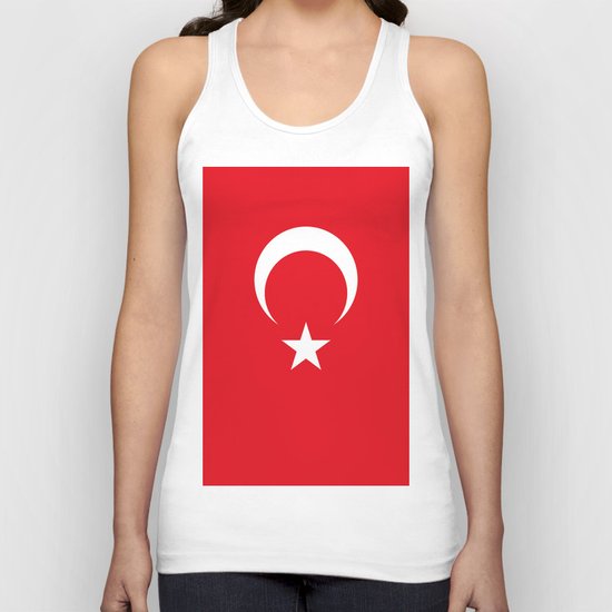 Flag of Turkey Unisex Tank Top