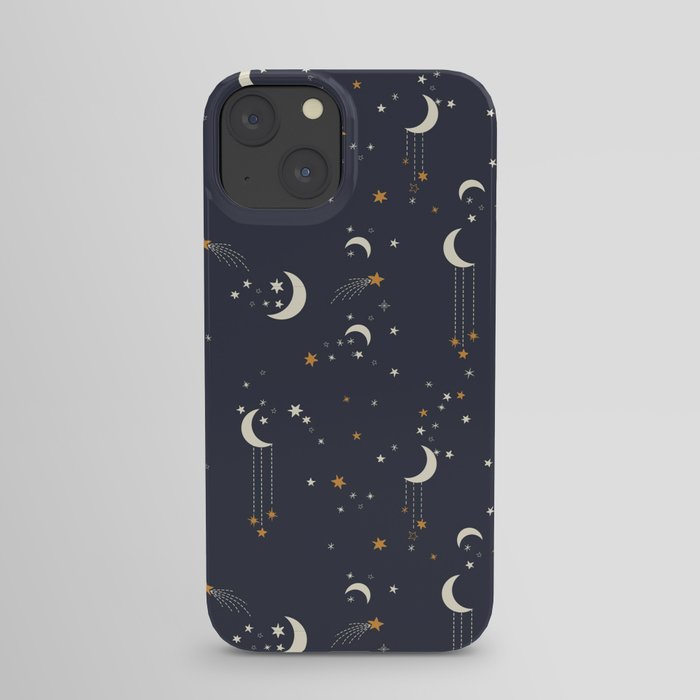 The moon and stars iPhone Case
