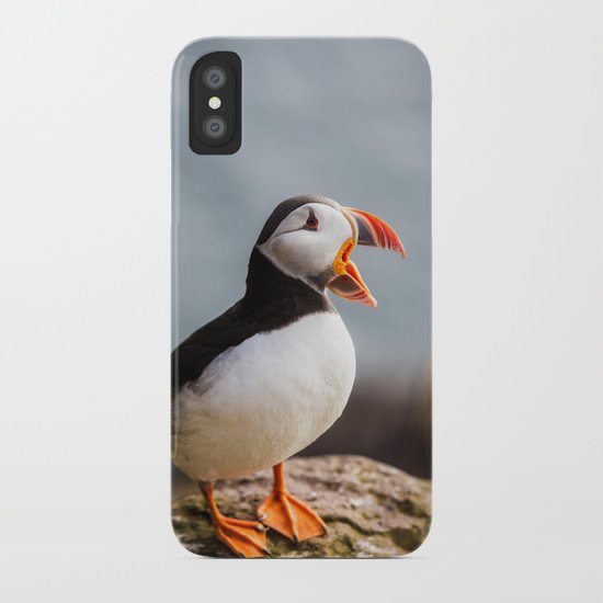 Puffin Wants a Cracker iPhone Case