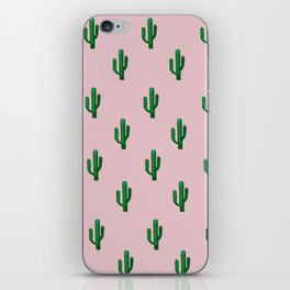 Pink Cactus  iPhone Skin