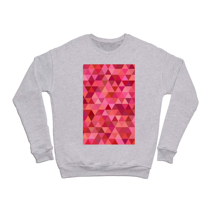 Rose Colored Triangles 3 Crewneck Sweatshirt