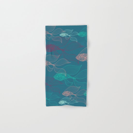 beta fish Hand & Bath Towel
