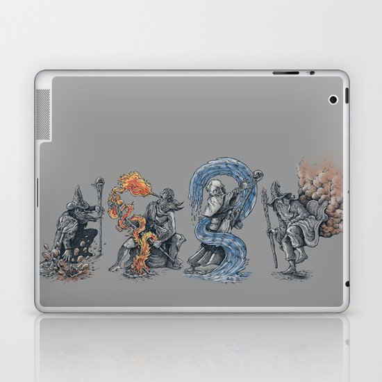 earth - fire - water - (bad) air Laptop & iPad Skin