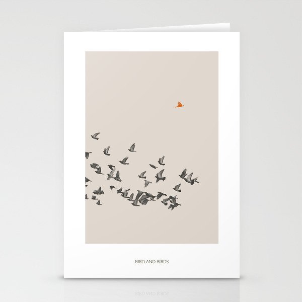 Bird and Birds Stationery Cards