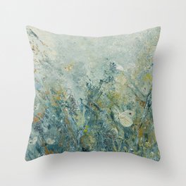 Cabbage Butterflies Throw Pillow