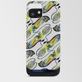 calamari doodle art iPhone Card Case