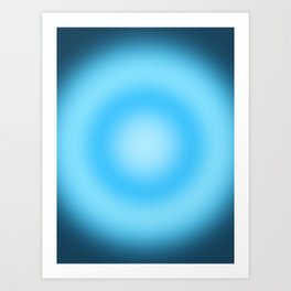 Gradient - Blue Art Print