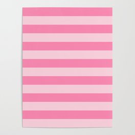 Pink Stripes Poster