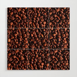 Coffee beans Wood Wall Art
