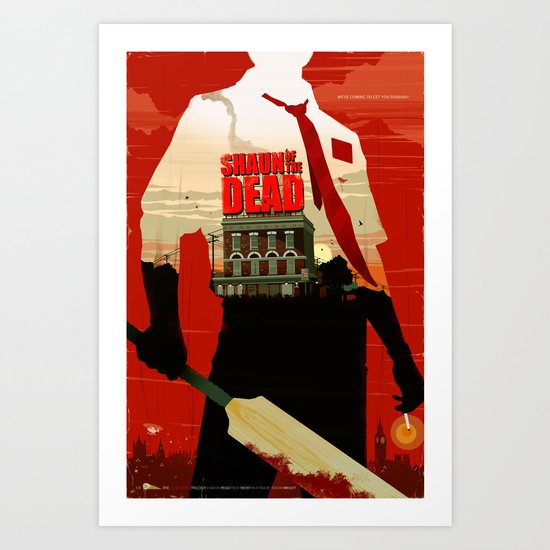Shaun Of The Dead Art Print
