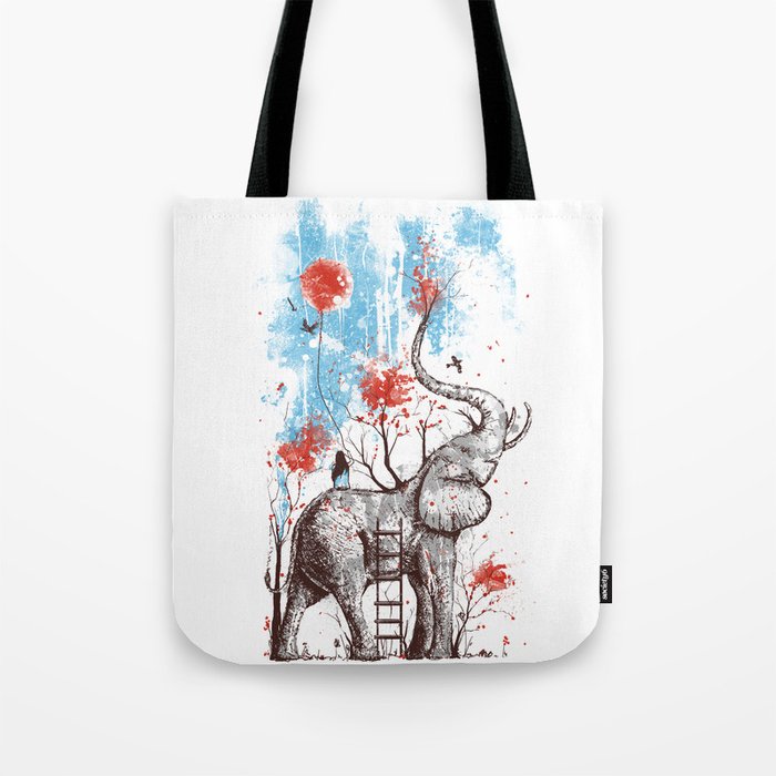 A Happy Place Tote Bag