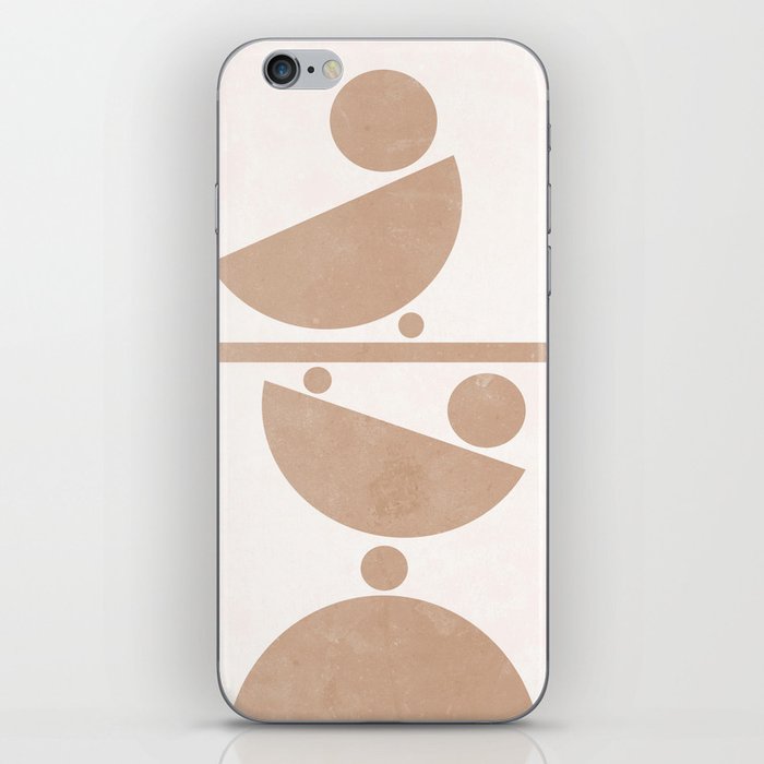 Elegant Balance Abstract Boho Shapes iPhone Skin