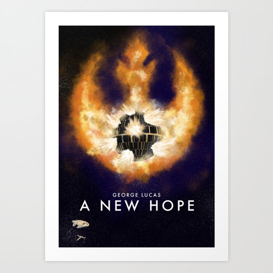 Death Star Destruction Art Print