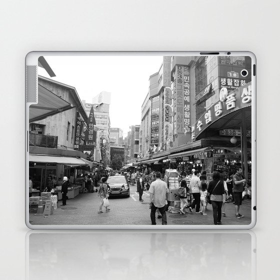 The normal life of Koreans in busan city_Travel Photography art South Korea art   Laptop & iPad Skin