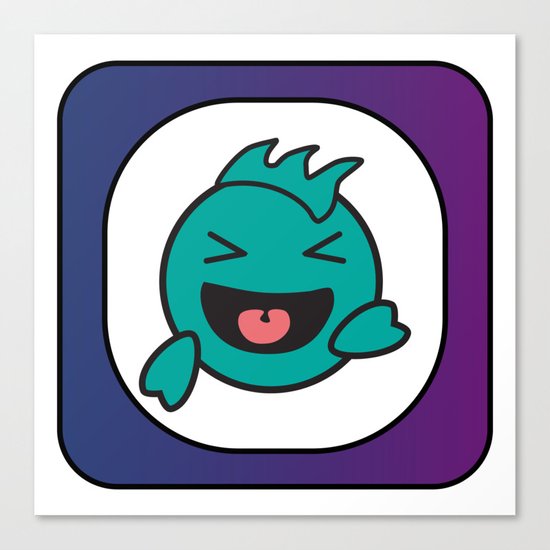 Laughing Fish Canvas Print