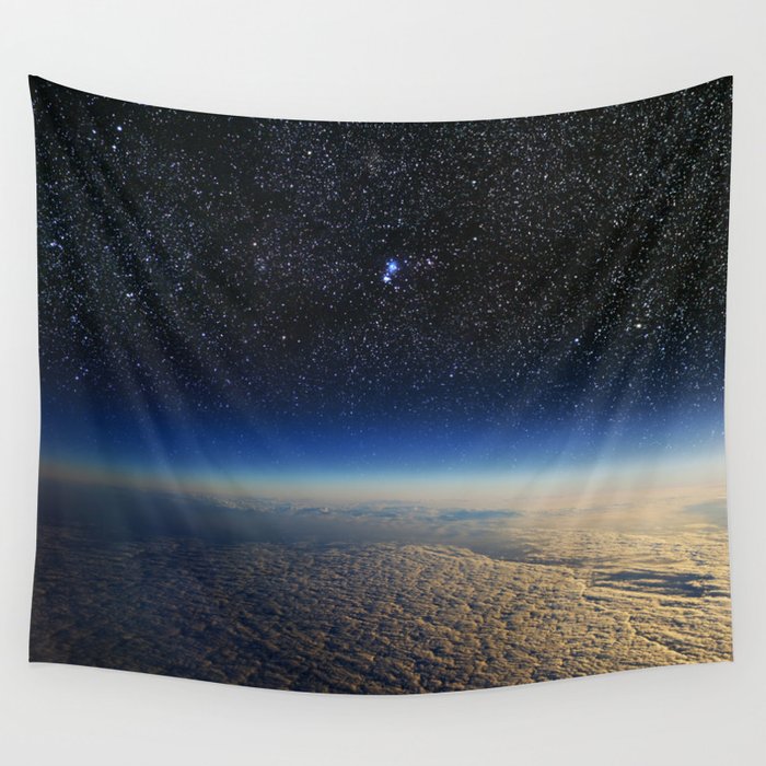 Earth from Space Wall Tapestry