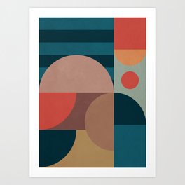 Geometric Abstraction 190 Art Print