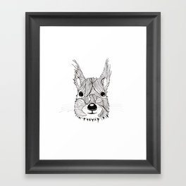 Squirrel sketch Framed Art Print