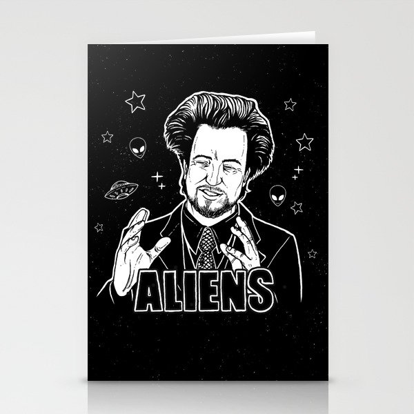 Aliens Guy (Giorgio Tsoukalos) Stationery Cards