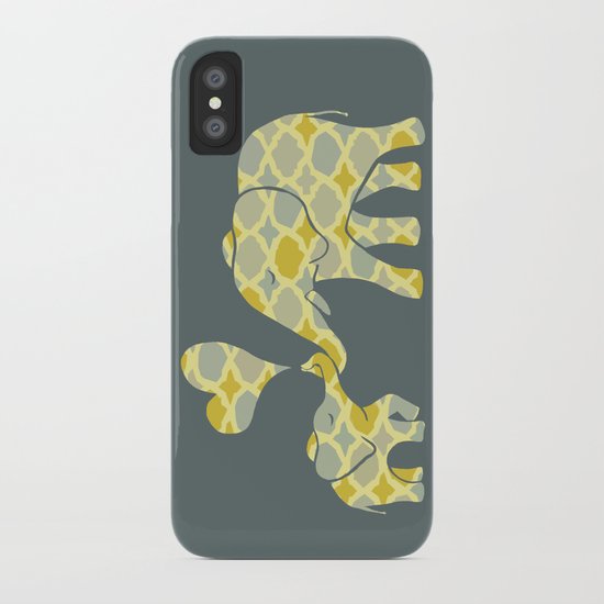 Elephant Hugs iPhone Case