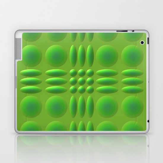 Puffy Green Laptop & iPad Skin
