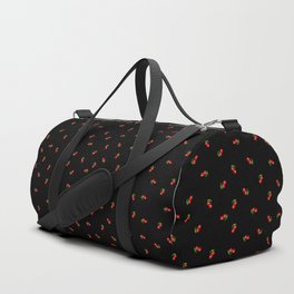 Dark Delicate Cherry Duffle Bag