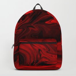 Blood Red Marble Backpack